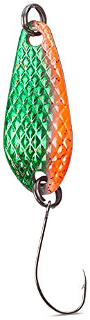 Iron Trout Deep Spoon 4g Forellenblinker, Sänger Farbe:Metallic Green