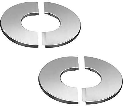 PZRT Wand-Split-Flansch, Edelstahl, runde Rosette, Wandmontage, Wasserrohr-Abdeckung, Zubehör für 61 mm Durchmesser