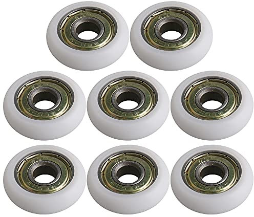 BQLZR Engineering Bearing Steel Kugellager Führungsrolle Rolle Rundrad 8 Stück