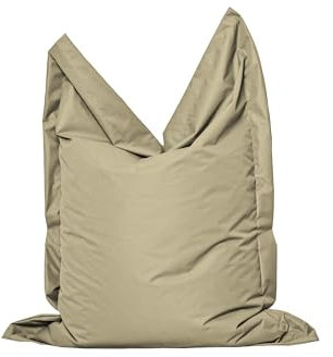 Momiralland Original Sitzsack - Indoor & Outdoor - 2 in 1 Funktion - für Relax- Momente – Riesen Sitzkissen für Kinder und Erwachsene – EPS Perlen Füllung (Geld, Indoor & 0utdoor 145 x 180 cm)