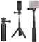 SOONSUN Soporte de trípode extensible para GoPro Hero 12/11/10/9/8/7/6/5/4/3 GoPro Max DJI Osmo Action Insta 360 AKASO SJCAM, soporte de trípode portátil con soporte para teléfono inteligente