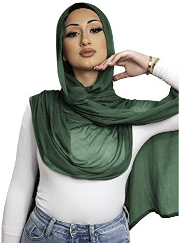 Txameru, Hijab für Frauen, Viskose, Muslimische Baumwolle, Mode, Hijab, Schal, Wald, Standard