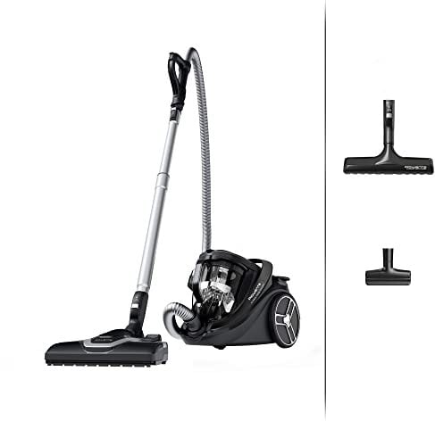 Rowenta RO7935 Silence Force Cyclonic Effitech, beutelloser Bodenstaubsauger, Schwarz, 2.5 liters, 59 Dezibel