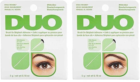 Duo Brush On Striplash Adhesive -White (5g) (Pack of 2)