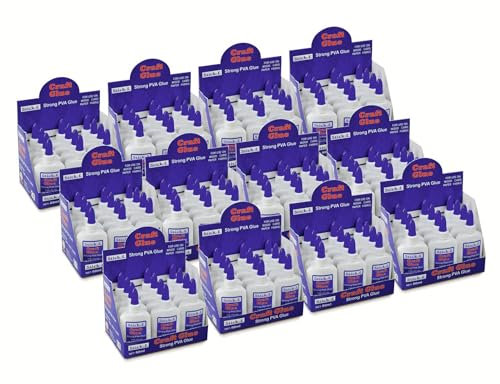 Stick-E PVA White Glue 60ml Bottle, Box of 144