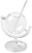MISNODE Bicchiere da Cocktail Globe Decanter, Tazza da Cocktail Individualità da 300 Ml, Bicchieri da Vino Unici, Bicchieri Fantasiatici e Divertenti, Bicchieri da Martini per la Casa, Matrimoni, Fest
