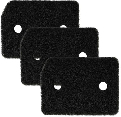 vhbw 3x filtro zoccolo compatibile con Miele TWJ670WP, TWH620WP, TWI180WP, TWF640WP, TWF620WP, TWJ680WP, TWF660WP, TWR860WP asciugatrice