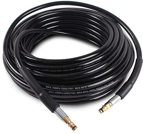 NAMOTEK 30M High Pressure Washer Replacement Hose for Karcher K2 K3 K4 K5 K6 K7 Series Extension Hose Drain Cleaning kit Fitting Quick Connector Black…