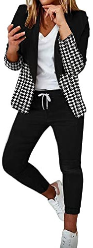 WILLBEST Skihose Damen Sporthose Damen 7/8 Hosen High Waist Stretch Baggy Jeans y2k Boyfriend Yogahose Baumwolle GOTS Haremshose Jeans Baggy travel Gadget Plus Size