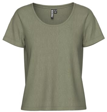 PIECES Pcsophie Ss U-Neck Tee Noos Bc