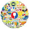 LYLSDSB Pickleball Aufkleber 50 Stück Vinyl Ästhetische Sport Aufkleber für Skateboard Laptop Gepäck Auto Telefon Gitarre Scrapbook,Wasserdicht Trendy Pickleball Sticker für Mädchen Kinder Erwachsene