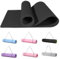 Good Nite Gymnastikmatte Yogamatte Fitnessmatte Rutschfest Trainingsmatte Sport Turn Matten Pilates Matte Bodenturnmatte Mit Tragegurt 183 x 61 x 0.6 cm (Schwarz)