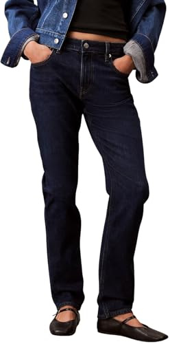 Calvin Klein Damen Jeans Hose Slim Blue Orbit Mid Rise