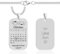 Lumari Gold Personalisierte Dog Tag Halskette 60cm mit Jubiläumsdatum Gravur – Silber Edelstahl Anhänger, Geschenk für Männer & Frauen, Partner, Papa, Freunde