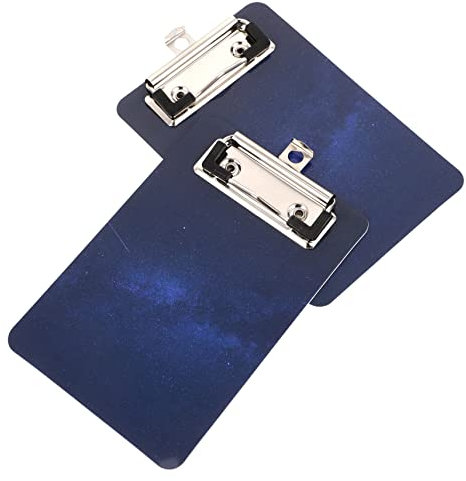 Operitacx 2st Große Clips Zum Zeichnen Dokumentieren Papierhandtuchhalter Papiertuchspender Hängeregistraturen Mit Buchstaben Stift-organizer Speicher-zwischenablage Terrassendielen Blue Abs