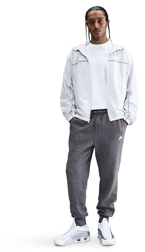 Nike Club Herren-Jogginghose, Charcoal Heathr/Iron Grey/White, FN3787-071, L