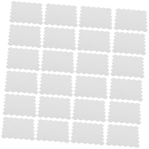 Sosoport 25 Blatt Leere Briefmarken Postkarten-aquarellpapier Leere Kunstkarten Blanko-postkarten Selber Machen Leeres Aquarellpapier Aquarell -weihnachtskarte Leere Aquarellkarten Weiß