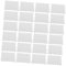 Sosoport 25 Blatt Leere Briefmarken Postkarten-aquarellpapier Leere Kunstkarten Blanko-postkarten Selber Machen Leeres Aquarellpapier Aquarell -weihnachtskarte Leere Aquarellkarten Weiß