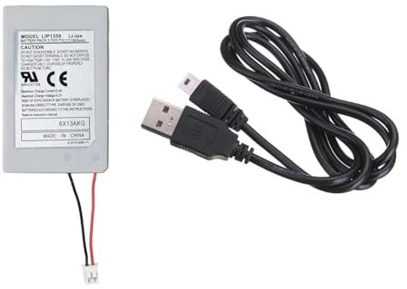 Straße Game ® - Batería + cable para mando Sony Dualshock 3 PS3 Playstation 3 LIP1359 - CECHZC2E 3.7V Li-ION