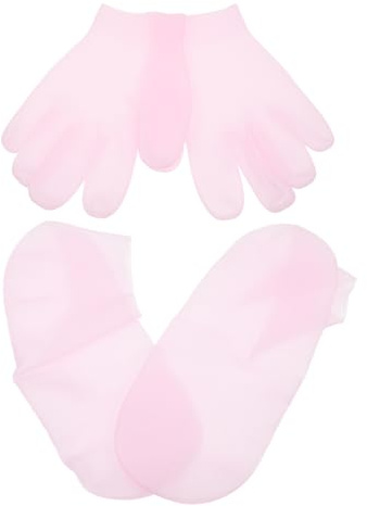 UTHCLO 2paare Handschuhe Und Socken Gel-spa-design Feuchtigkeitsspendend Für Trockene Haut Wiederverwendbar Für Hände Und Füße