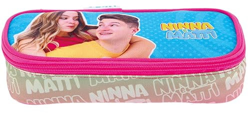 NINNA e MATTI Astuccio University per Bambini, Linea Scuola 2025-2026, 23 x 9 x 5 cm