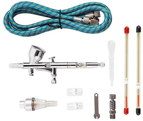 EGUIAS Pistolet Peinture carrosserie Aérographe Air Kit Artisanat Pratique Peinture Art Pistolet Outils électriques Pistolet de pulvérisation pour Commercial
