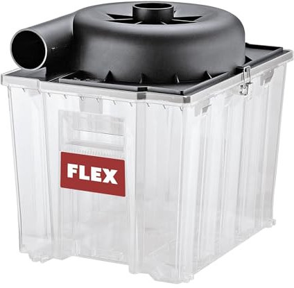 FLEX 533294 Pré-séparateur pour aspirateur de sécurité VCE VCE-PS 25 Cyclone - Kit tuyau et sac d'élimination inclus (dimensions 430 × 330 × 380 mm, poids 4,1 kg, volume du réservoir 25 L)