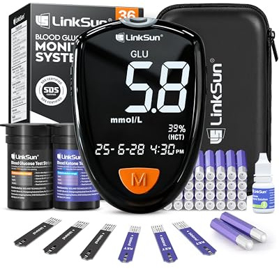 Blutzuckermessgerät & ketone Messgerät Set 2-in-1, M26-K