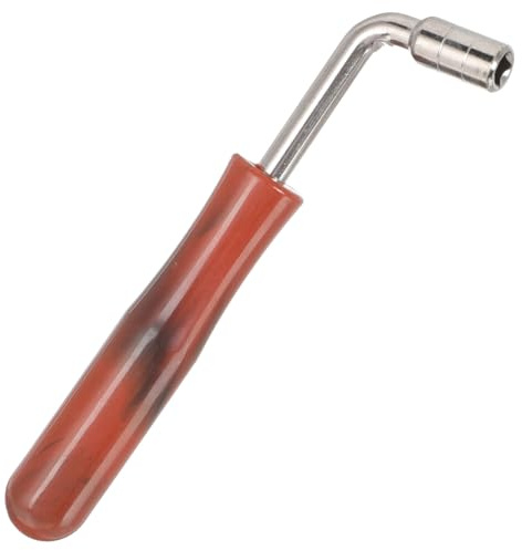 Stimmwerkzeug 402 401 für Hackbrett, Zuverlässiges Instrumentenzubehör | Praktisches Werkzeug, Stabile Eigenschaften, Metall und Holz, Braune Ausführung, für Dulcimer