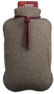 Stoov Elektrische Wärmflasche - Kabellos - 10 Std. Wärme - Homey XL | Infrarot-Technologie - Wiederaufladbare Wärmflasche - Drei Wärmelevel - Mit automatischer Abschaltung - 28 x 42 cm - Taupe
