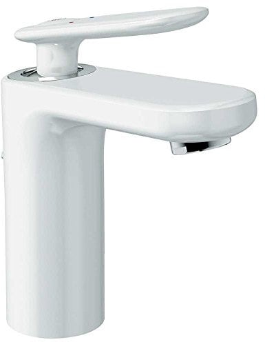 Veris Single Centerset Mischbatterie Badezimmer Wasserhahn Finish: Mond Weiß