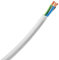 5 Meters of White 2.5mm 24 Amp 3093Y 3 Core Heat Resistant Flexible Cable