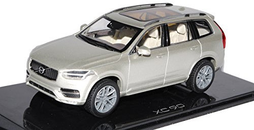 Norev Volvo XC90 SUV Beige Silber 2. Generation Ab 2015 1/43 Modell Auto mit individiuellem Wunschkennzeichen