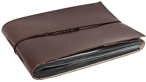 Gusti Fotoalbum Leder - Sally Reisetagebuch im Ledereinband DIN B5 Braun Leder
