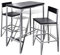vidaXL Set de Mesa Alta y Taburetes Desayuno Muebles Bar Comedor Cocina Silla