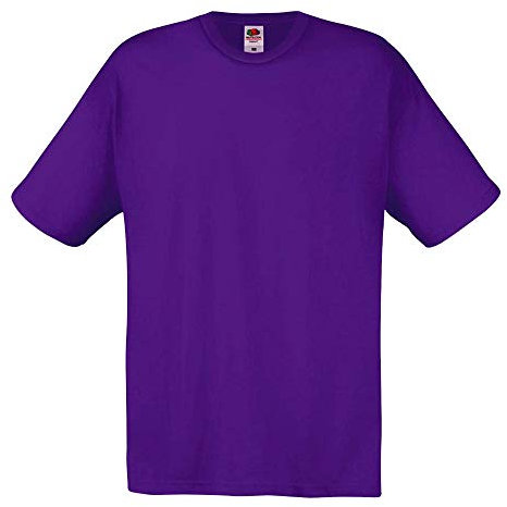 Fruit of the Loom - T-Shirt 'Original T' / Purple, XL
