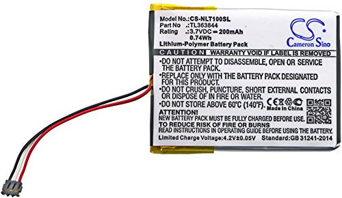 CS-NLT100SL Battery 200mAh compatible with [Nest] Learning Thermostat 1st Generation, T100577 replaces TL363844