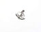 2 STK Serviettenringe Anker Messing vernickelt Tischdeko Serviettenhalter Silber Farben Ringe Servietten Metallanker Vintage Winter Hochzeit Deko Weihnachtsdeko Weihnachten Festschmuck