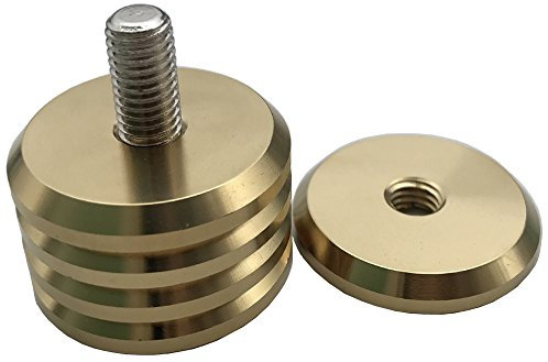 NMCPY Bogenschießen Stabilisator Gewicht Gegengewicht Bogenstabilisator Balance Bar Rod End Dämpfer für Recurve Bogen und Verbundbogen, Gold