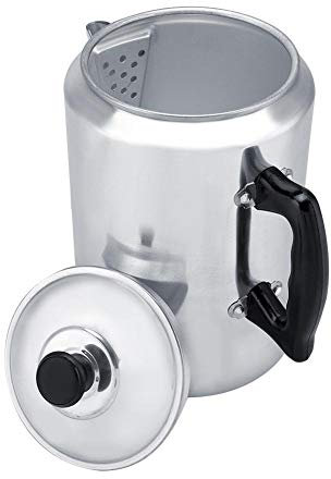 Alliage d'aluminium Cafetière Pot Percolateur Bouilloire Thé Cuisinière avec couvercle 3L Alliage d'aluminium Cafetière