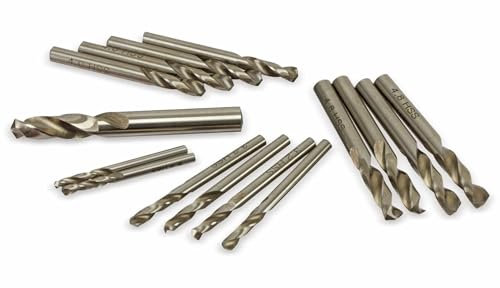 DAYTOOLS HSS Blindnieten-Bohrerset BS-15BN | Enthält 5 versch. Durchmesser (2,4 mm; 3,2 mm; 4,0 mm; 4,8 mm; 6,4 mm) | Hochwertige Bohrer aus HSS-Stahl | Ideal für Handwerker