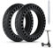 Ainiv Scooter Reifen, 2 Stück 8.5 Zoll für Xiaomi M365 Solid Tires, Elektro-Scooter Vorder und Hinterreifen Ersatzräder Tyre, Pannensichere Vollgummireifen Mit Ein Brecheisen aus Aluminiumlegierung