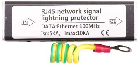 Puthernm RJ45 Plug Ethernet Network Surge Protector Thunder Arrester 100MHz