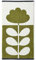 Orla Kiely Cut Stem Bathroom Towel Moss & Charcoal 100% Cotton (Hand Towel 50cm x 90cm)