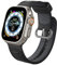 Caseology Athlex Armband kompatibel mit Apple Watch Armband for Apple Watch Ultra (49mm), Series 8/7 (45mm), Series SE2/6/SE/5/4 (44mm) and Series 3/2/1 (42mm), Silikon, Nylonpolster - Aktive Schwarz