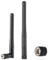 Vecys 2PCS Dual Band WiFi Antenne 2.4GHz 5GHz 5.8GHz Antenne 3dBi MIMO SMA Männlich Antenne für WiFi Router Wireless LAN Karte PCIe Karte Router Videoüberwachungsmonitor
