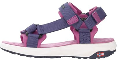 Trollkids Kids Lysefjord Sandal | Leicht, Individuell verstellbare Klettverschlüsse, Sohle mit Dämpfung, Microfaser-Fußbett