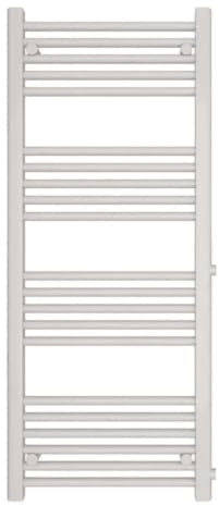 Badheizkörper 500x1200 mm Weiß – Handtuchheizkörper Seitenanschluss – Heizkörper Badezimmer – Wandheizung Stahl – Handtuchtrockner & Raumheizung
