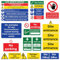 RDLCAR Lot de 12 panneaux de chantier de construction - 600 mm x 400 mm - Panneaux de sécurité pour chantier d'avertissement - Panneaux de sécurité multi-risques pour une meilleure sécurité au travail