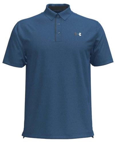 Under Armour Tech Polo - Blue Atlantis / / Pitch Gray - XL